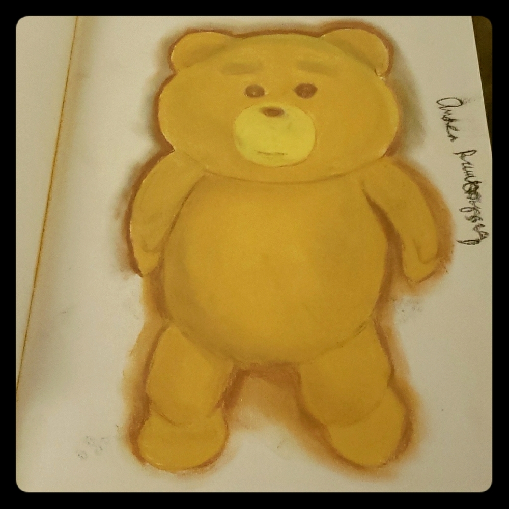 CLOSING SALE! My Original pastel Ted artwork